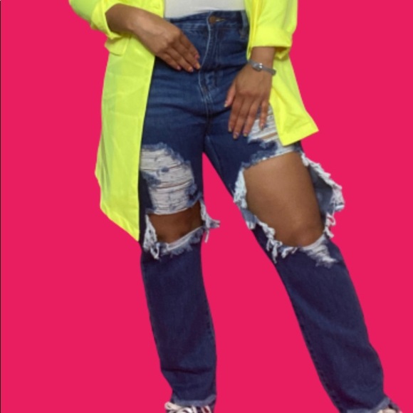 Distressed Denim Jean - Picture 3 of 3